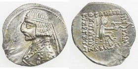 PARTHIAN KINGDOM: Orodes I, c. 80-77 BC, AR drachm (4.21g), Shore-131/37, bear-headed, wearing diadem, short beard, 5-line legend on reverse, original...