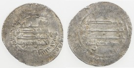 SAFFARID: Ya'qub b. al-Layth, 861-879, AR dirham (2.76g), al-Ahwaz, AH265, A-1401.2, typical weakness, VF, R. 
Estimate: USD 80 - 110
