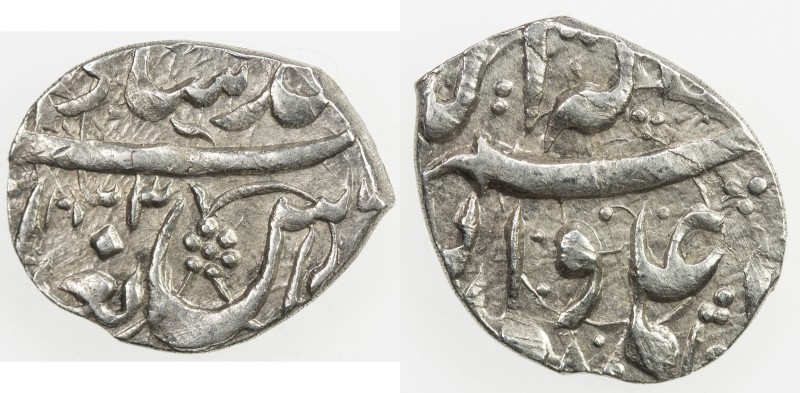 SAFAVID: 'Abbas I, 1588-1629, AR bisti (0.79g), Baghdad, AH1033, A-B2637, type D...
