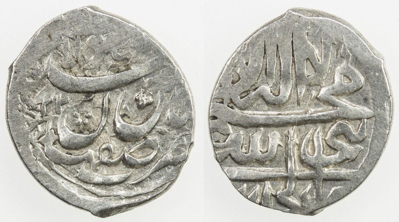 SAFAVID: 'Abbas I, 1588-1629, AR bisti (0.78g), Isfahan, AH1022, A-B2637, type D...