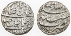 AFSHARID: Nadir Shah, 1735-1747, AR rupi (10.93g), Bhakhar, AH1158, A-2744.2, VF to EF.
Estimate: USD 100 - 150