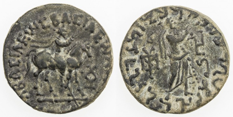 INDO-SCYTHIAN: Gondophares, ca. 30-55, BI tetradrachm (9.94g), Mitch-2602 (same ...