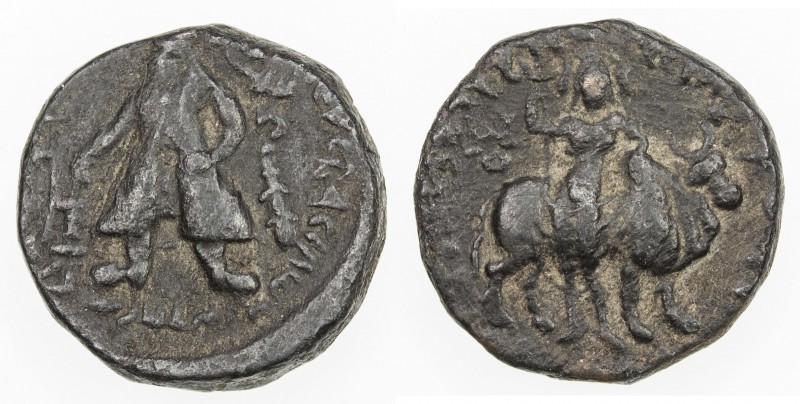 KUSHAN: Vima Kadphises, ca. 105-127, AE ¼ unit (4.27g), Mitch-3050/59, Göbl DB-1...