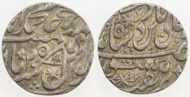 AWADH: AR rupee (11.12g), Muhammadabad Banaras, regnal year 25, KM-103.1, in the name of Shah Alam II, EF, ex William F. Spengler Collection, KM Plate...