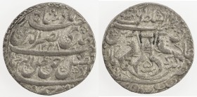 AWADH: Nasir-ud-Din Haidar, 1827-1837, AR rupee (11.12g), Lucknow, 1248 year 5, KM-205.1, bold strike, choice EF.
Estimate: USD 100 - 150