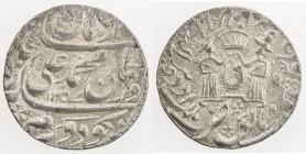 AWADH: Muhammad Ali Shah, 1837-1842, AR rupee (11.13g), Lucknow, AH1257 year 5, KM-316.2, nice strike, strong EF.
Estimate: USD 100 - 150
