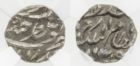 HYDERABAD: Mir Mahbub Ali Khan, 1868-1911, AR 1/16 rupee, AH1305, Y-13, a lovely example! NGC graded MS65.
Estimate: USD 50 - 75