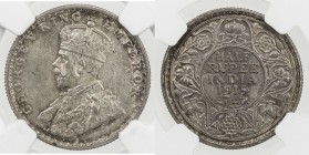 BRITISH INDIA: George V, 1910-1936, AR ½ rupee, 1919 (b), KM-522, lightly toned, NGC graded MS64.
Estimate: USD 75 - 100
