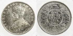 BRITISH INDIA: George V, 1910-1936, AR rupee, 1912 (b), KM-524, S&W-8.19, Prid-218, a lovely example! PCGS graded MS65.
Estimate: USD 100 - 150