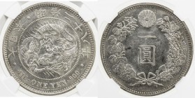 JAPAN: Meiji, 1868-1912, AR yen, year 28 (1895), Y-A25.3, JNDA-01-10A, NGC graded AU58.
Estimate: USD 75 - 100