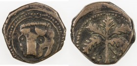 MESSINA: Guglielmo II re di Sicilia, 1166-1189, AE trifollaro (10.63g), ND, Eklund-271, Biaggi-1231, Spahr-117, lion head // palm tree with dates, abo...