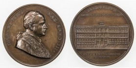 VATICAN: Pius XI, 1922-1939, AE medal, 1924, Rinaldi-118, 32mm, bronze annual medal by Mistruzzi, PIVS XI PONT. MAX. ANNO III, bust right, wearing zuc...