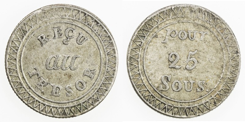 MAURITIUS: George IV, 1820-1830, AR 25 sous, ND (1822), KM-1, struck by the Calc...