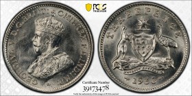 AUSTRALIA: George V, 1910-1936, AR threepence, 1936 (m), KM-24, a lovely example with brilliant white luster! PCGS graded MS63.
Estimate: USD 100 - 1...