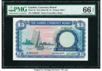 Gambia The Gambia Currency Board 5 Pounds ND (1965-70) Pick 3a PMG Gem Uncirculated 66 EPQ. 

HID09801242017

© 2020 Heritage Auctions | All Rights Re...