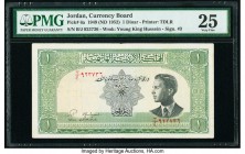 Jordan Currency Board 1 Dinar 1949 (ND 1952) Pick 6a PMG Very Fine 25. 

HID09801242017

© 2020 Heritage Auctions | All Rights Reserved