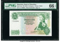 Mauritius Bank of Mauritius 25 Rupees ND (1967) Pick 32a PMG Gem Uncirculated 66 EPQ. 

HID09801242017

© 2020 Heritage Auctions | All Rights Reserved...