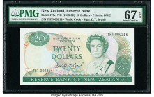 New Zealand Reserve Bank of New Zealand 20 Dollars ND (1989-92) Pick 173c PMG Superb Gem Unc 67 EPQ. 

HID09801242017

© 2020 Heritage Auctions | All ...