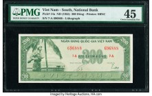 South Vietnam National Bank of Viet Nam 200 Dong ND (1955) Pick 14a PMG Choice Extremely Fine 45. Rust lightened.

HID09801242017

© 2020 Heritage Auc...