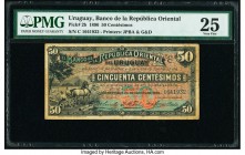 Uruguay Banco de la Republica Oriental 50 Centesimos 24.8.1896 Pick 2b PMG Very Fine 25. 

HID09801242017

© 2020 Heritage Auctions | All Rights Reser...