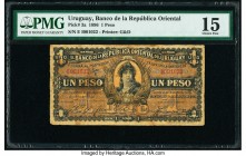 Uruguay Banco de la Republica Oriental 1 Peso 24.8.1896 Pick 3a PMG Choice Fine 15. 

HID09801242017

© 2020 Heritage Auctions | All Rights Reserved