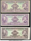 Venezuela Errors (Gutter Folds, Offset Printing) Group Lot of 3 Examples Very Fine. 

HID09801242017

© 2020 Heritage Auctions | All Rights Reserved