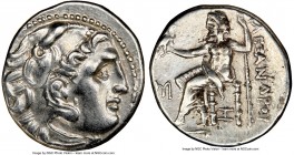 MACEDONIAN KINGDOM. Alexander III the Great (336-323 BC). AR drachm (17mm, 1h). NGC XF. Posthumous issue of Abydus, ca. 310-301 BC. Head of Heracles r...