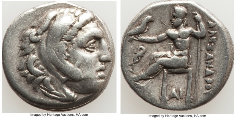 MACEDONIAN KINGDOM. Alexander III the Great (336-323 BC). AR drachm (17mm, 4.13 ...