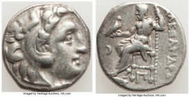 MACEDONIAN KINGDOM. Alexander III the Great (336-323 BC). AR drachm (17mm, 4.32 gm, 12h). VF. Posthumous issue of 'Colophon', ca. 310-301 BC. Head of ...