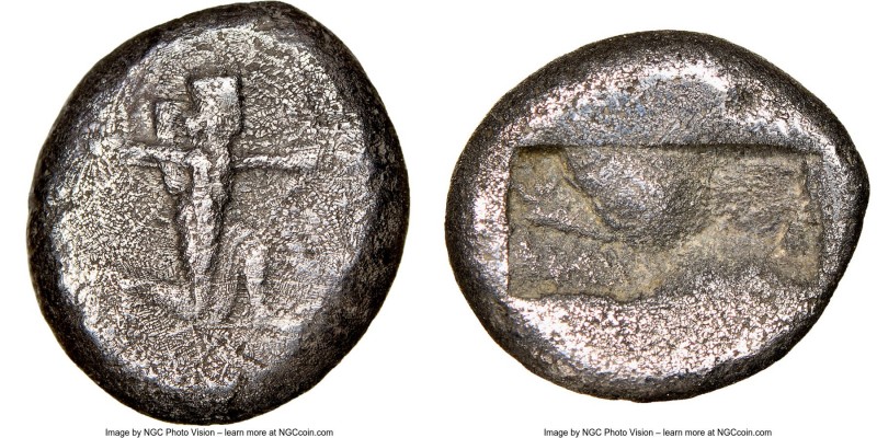 ACHAEMENID PERSIA. Darius I-Xerxes I (ca. 5th century BC). AR siglos (16mm). NGC...