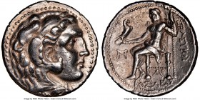 SELEUCID KINGDOM. Seleucus I Nicator (312-280 BC). AR tetradrachm (27mm, 1h). NGC Choice XF. Seleucia I (first workshop), ca. 300-296 BC. Head of Hera...