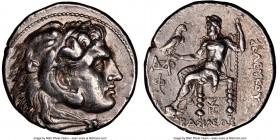 SELEUCID KINGDOM. Seleucus I Nicator (312-281 BC). AR tetradrachm (26mm, 7h). NGC XF, Fine Style. Types of Alexander III of Macedon, Unattributed Mint...