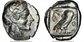 NEAR EAST or EGYPT. Ca. 5th-4th centuries BC. AR tetradrachm (27mm, 16.44 gm, 12h). NGC XF 4/5 - 4/5. Head of Athena right, wearing crested Attic helm...