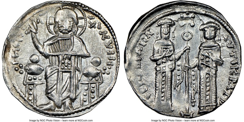 Andronicus II Palaeologus and Michael IX (AD 1294-1320). Anonymous Issue. AR bas...