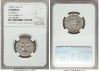 Republic Pair of Certified Minors NGC, 1) 20 Centavos 1932 - VF Details (Cleaned) 2) "High Relief" 40 Centavos 1915 - AU58 With Vian's Collection pedi...