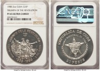 Republic Proof 20 Pesos 1988 PR65 Ultra Cameo NGC, KM169. Mintage: 1,000. Triumph of the Revolution commemorative. 

HID09801242017

© 2020 Herita...