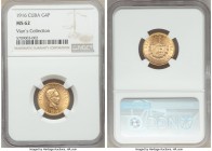 Republic gold 4 Pesos 1916 MS62 NGC, KM18. Two year type. AGW 0.1935 oz. Ex. Vlans Collection

HID09801242017

© 2020 Heritage Auctions | All Righ...