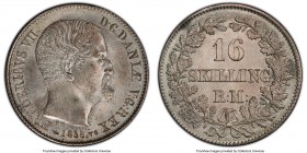 Frederik VII 16 Skilling Rigsmont 1856 (c)-VS MS66 PCGS, Copenhagen mint, KM765.

HID09801242017

© 2020 Heritage Auctions | All Rights Reserved