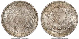 Bremen. Free City 2 Mark 1904-J MS67 PCGS, Hamburg mint, KM250, J-59. Frosty white with impeccable surfaces and brilliant luster.

HID09801242017
...