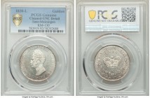 Saxe-Meiningen. Bernhard II Gulden 1830-L UNC Details (Cleaned) PCGS, KM130. Mintage: 9,118.

HID09801242017

© 2020 Heritage Auctions | All Right...