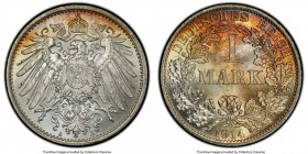Wilhelm II Mark 1914-A MS68 PCGS, Berlin mint, KM14.

HID09801242017

© 2020 Heritage Auctions | All Rights Reserved