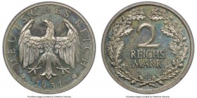 Weimar Republic Proof 2 Mark 1931-G PR64 Cameo PCGS, Karlsruhe mint, KM45, J-320. 

HID09801242017

© 2020 Heritage Auctions | All Rights Reserved...
