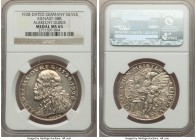 Weimar Republic silver "Albrecht Dürer" Medal 1928 MS65 NGC, Kienast-388. 36mm. By Karl Goetz. Issued in commemoration of the 400th Anniversary of the...