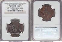 Middlesex. James copper 1/2 Penny Token 1796 MS63 Brown NGC, D&H-344. Edge: SPENCE DEALER IN COINS. 

HID09801242017

© 2020 Heritage Auctions | A...