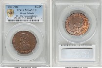 Somersetshire copper 1/2 Penny Token ND (1790s) MS65 Brown PCGS, D&H-36a. Sold with old Davisson's lot tag. 

HID09801242017

© 2020 Heritage Auct...