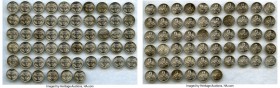 Central American Republic 56-Piece Lot of Uncertified 1/4 Reales 1897 UNC, KM162. Sold as is, no returns. 

HID09801242017

© 2020 Heritage Auctio...
