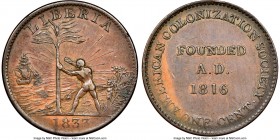 Republic Cent Token 1833 AU55 Brown NGC, KM-Tn1, CH-2. Large ship variety with 14 rays and 12 leaves. 

HID09801242017

© 2020 Heritage Auctions |...