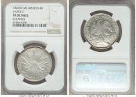Republic 4 Reales 1863 Ce-ML VF Details (Cleaned) NGC, Real de Catorce mint, KM375. Large "C" variety. 

HID09801242017

© 2020 Heritage Auctions ...