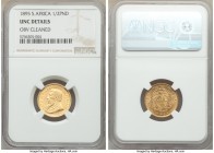 Republic gold 1/2 Pond 1895 UNC Details (Obverse Cleaned) NGC, KM9.2. AGW 0.1176 oz.

HID09801242017

© 2020 Heritage Auctions | All Rights Reserv...
