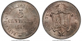 Geneva. Canton 5 Centimes 1847-AB MS66+ PCGS, KM133. A superlative type coin that appears virtually unimprovable. 

HID09801242017

© 2020 Heritag...